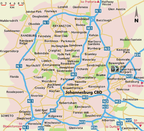 Johannesburg Map Navigator