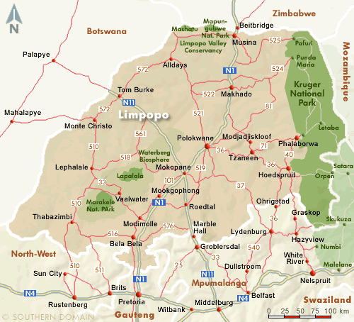 Limpopo Province Map Navigator